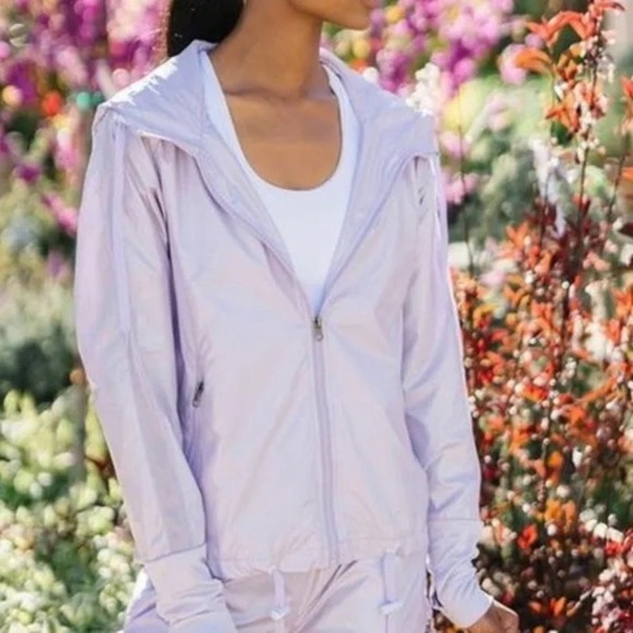 ZYIA Lilac Shine Bomber Jacket - Picture 1 of 6